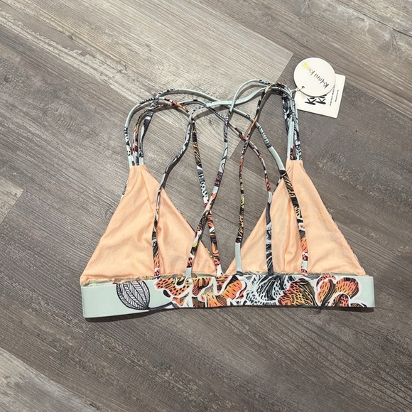 Kulani Kinis Harper Tri-Color Bikini Top - Picture 3 of 6